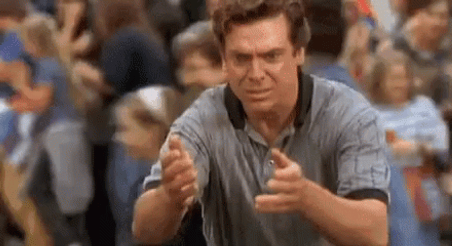 Shooter McGavin Shouting GIF