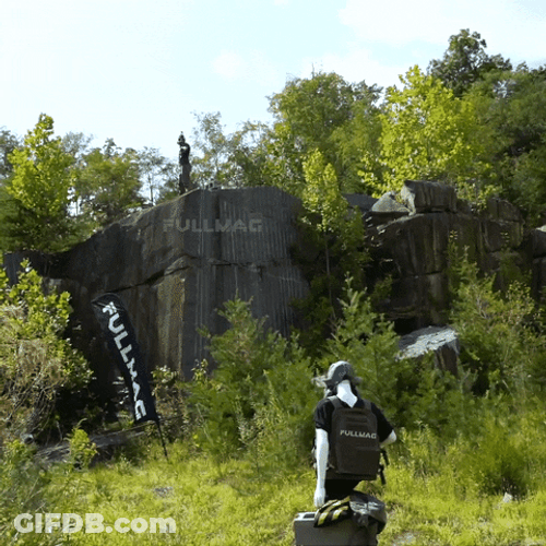 Shooters Shoot Amazing Long Range Shot GIF