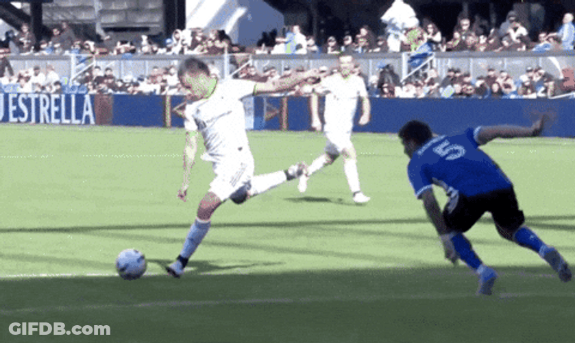 Shooters Shoot Amazing Soccer Goal Slow Motion GIF
