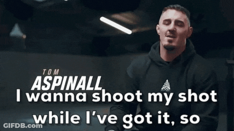 Shooters Shoot Tom Aspinall UFC Fighter GIF