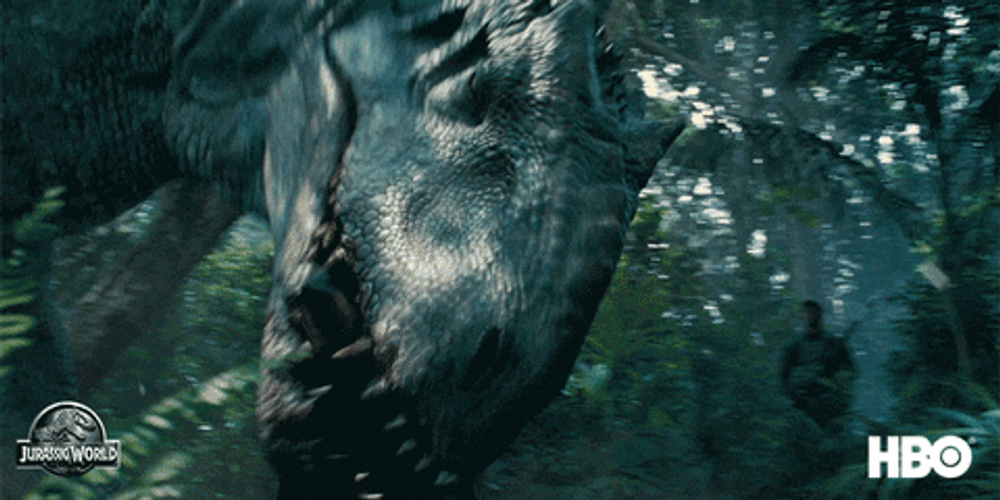 Shooting A Dinosaur In Jurassic World GIF