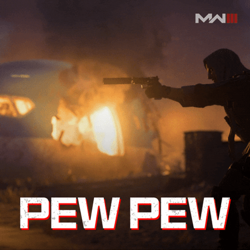 Shooting Pew Pew GIF