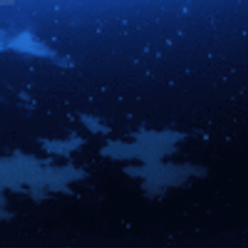 Shooting Star Dark Sky Anime GIF
