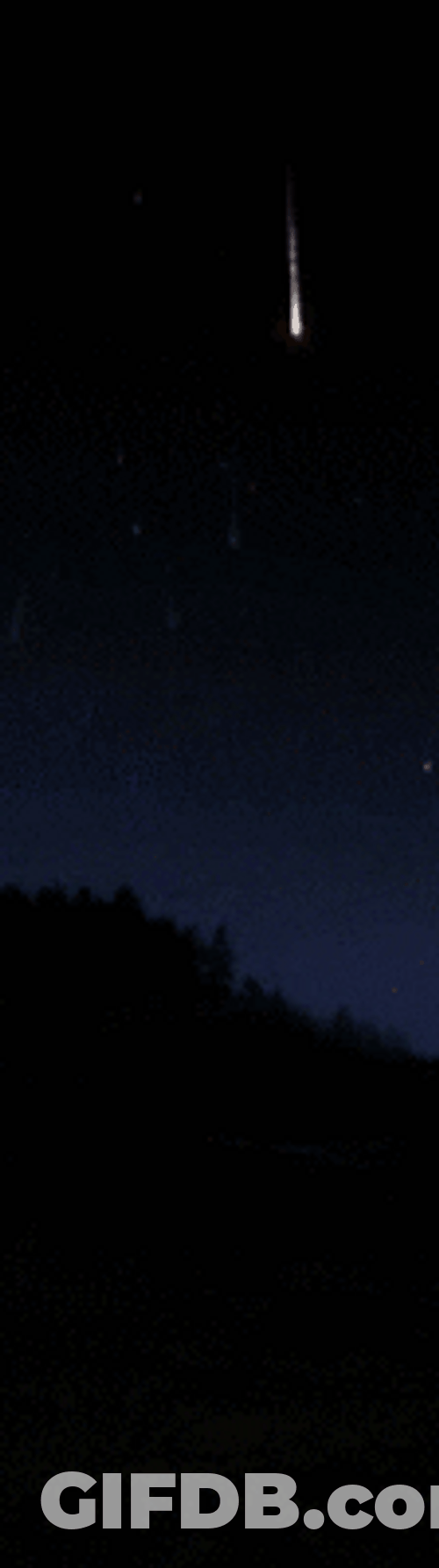 Shooting Star Falling Night Sky GIF