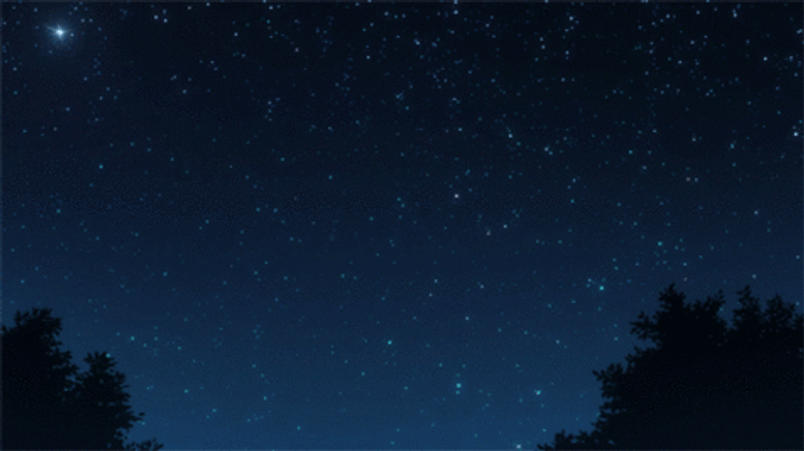Shooting Star Night Skies GIF