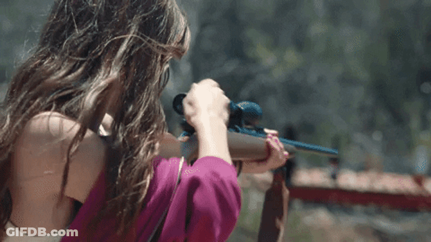 Shooting The Cat With Gun GIF