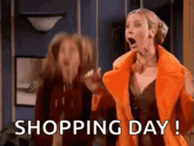 Shopping Day Meme GIF