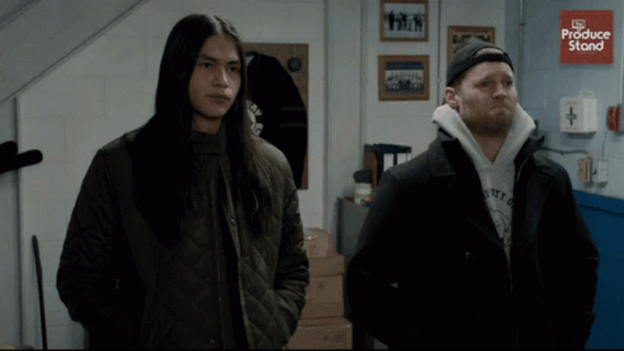 Shoresy Consoling Stewart In Letterkenny GIF