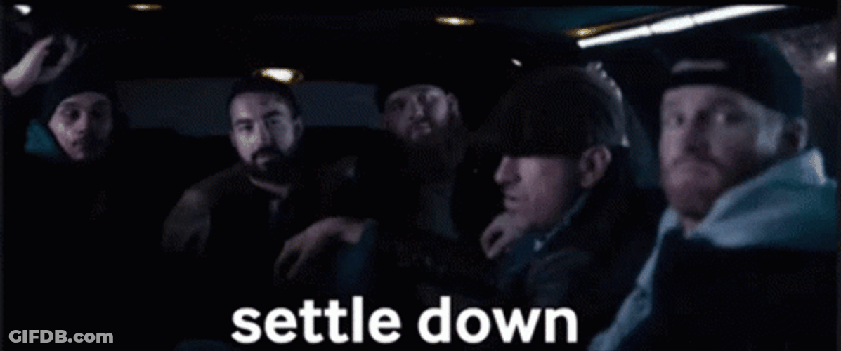Shoresy Fierce Eyes Settle Down GIF
