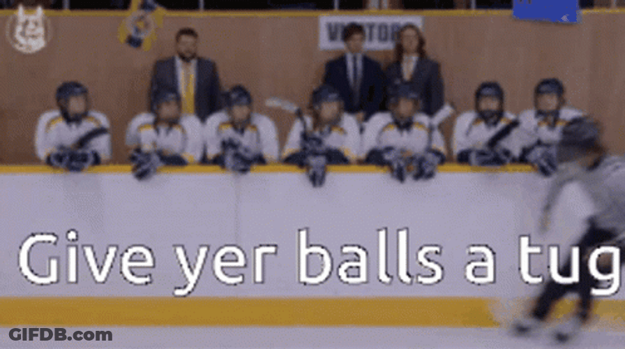 Shoresy Ice Hockey Team Sideline Letterkenny GIF