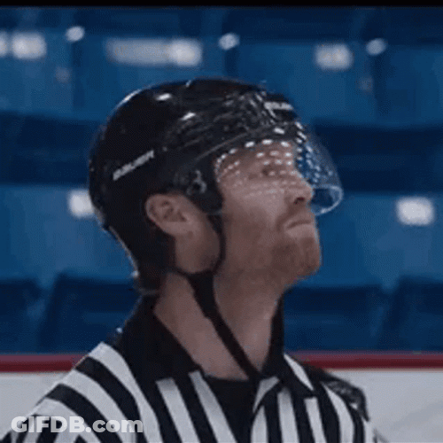 Shoresy Referee Wacky Face GIF