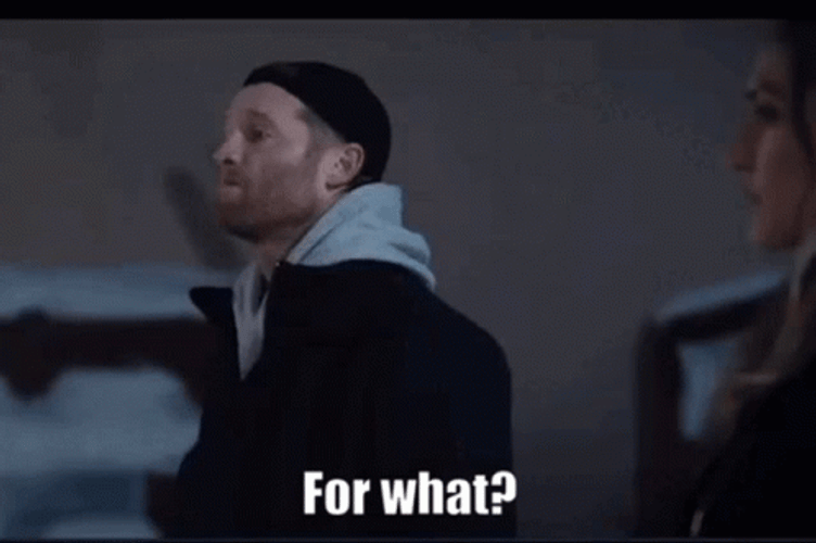 Shoresy Turning Around Asking For What GIF