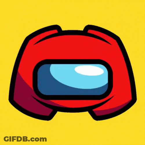 Short Among Us Character Transition GIF