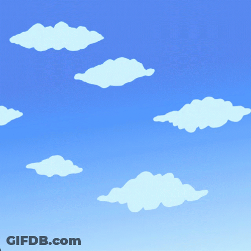 Short Bus Flying Rainbow Smoke GIF