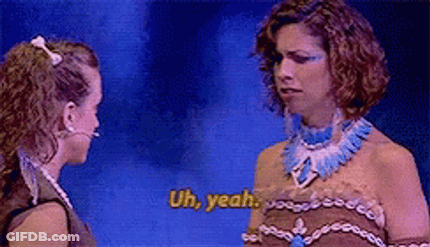 Short Curly Hair Lady Uh Yeah GIF