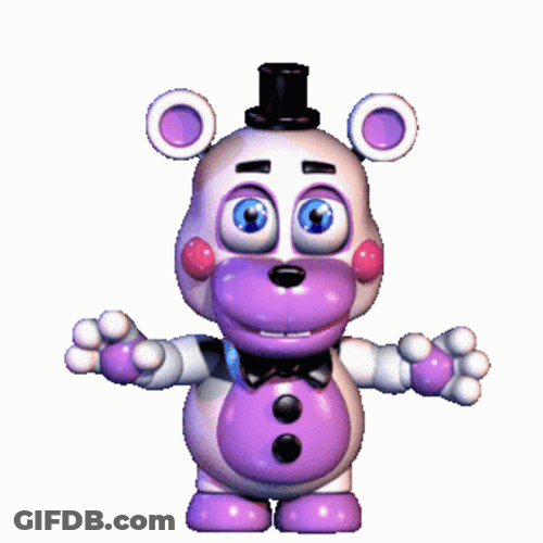 Short Dancing Freddy Jumping GIF