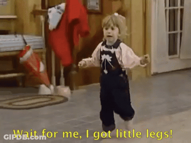 Short Girl Wait For Me GIF