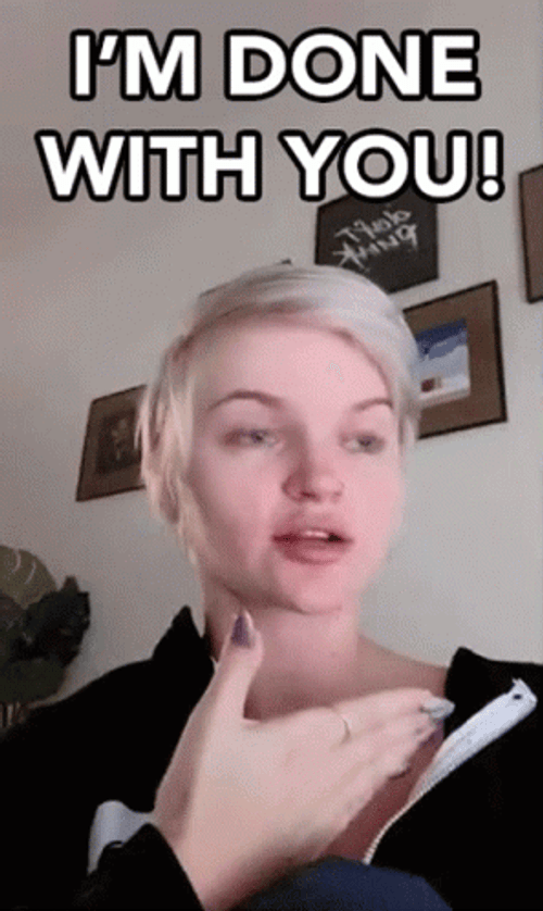 Short Hair Peachjars Done With You GIF
