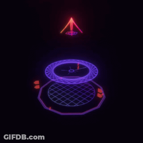 Short Hair Purple Eyes Girl Map Number 5 GIF