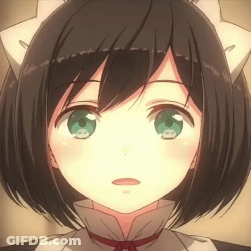 Short Hair Waifu GIF