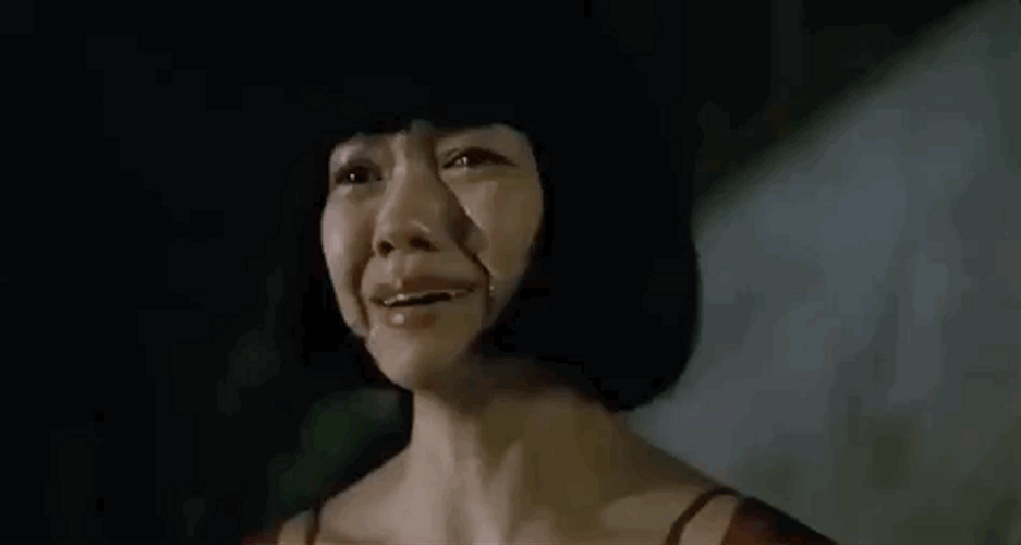 Short Haired Girl Crying Meme GIF