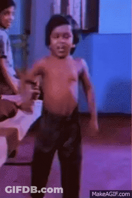 Short Indian Guy Break Dance GIF