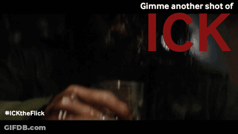 Shot Glass Of Liquor Next To Meat GIF