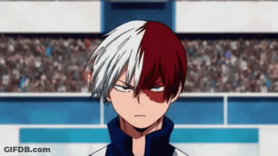 Shoto Todoroki Brave Walk GIF