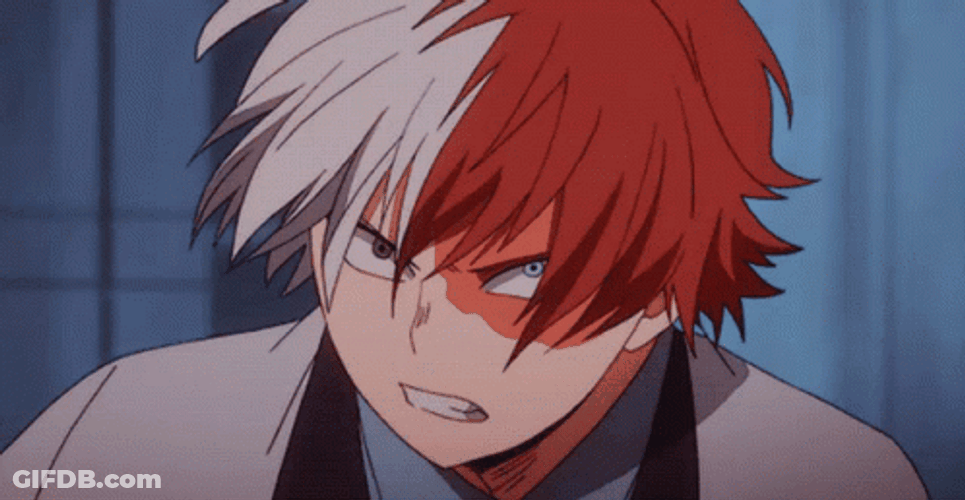 Shoto Todoroki Ice Attack GIF