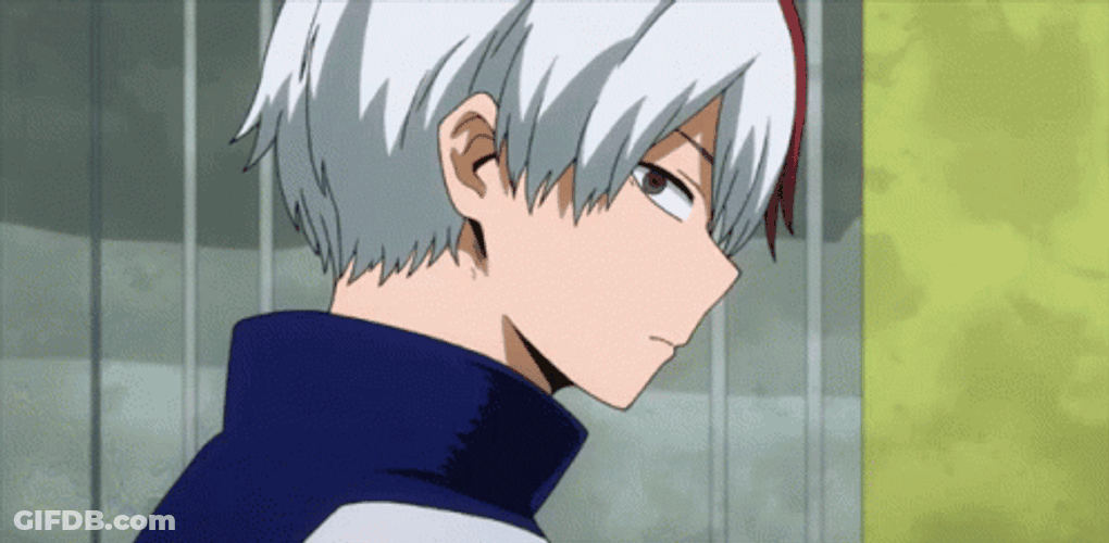 Shoto Todoroki Side Eye GIF
