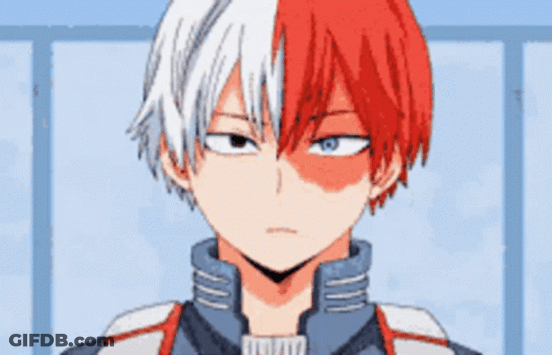Shoto Todoroki Smirking GIF