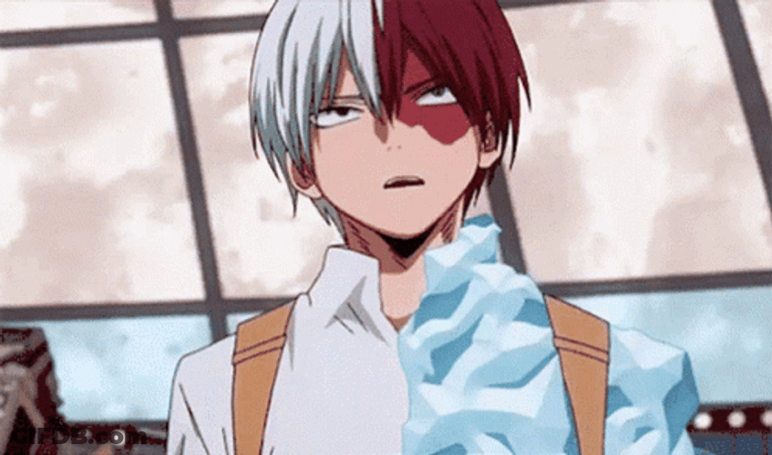 Shoto Todoroki  Talking GIF