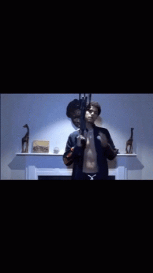 Shots Fired Aiming His Gun GIF