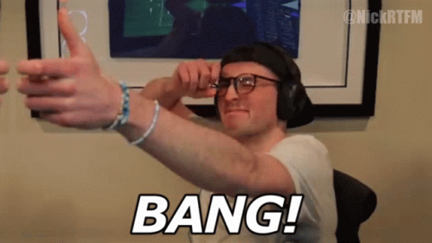 Shots Fired Bang Sniper Gun Hand GIF