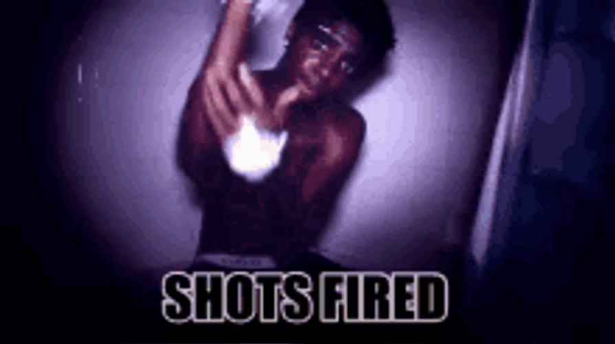 Shots Fired Mackiah Finger Gun GIF
