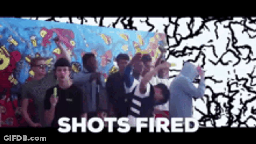 Shots Fired Party Guys GIF