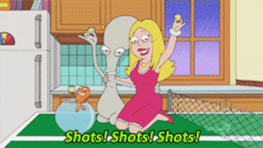 Shots Francine Smith American Dad GIF