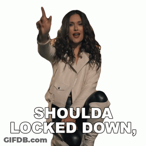 Shoulda Locked Down Laid Low GIF