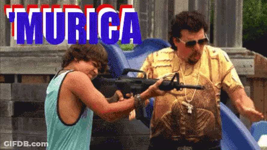 Shoulder Shake Merica Murica GIF