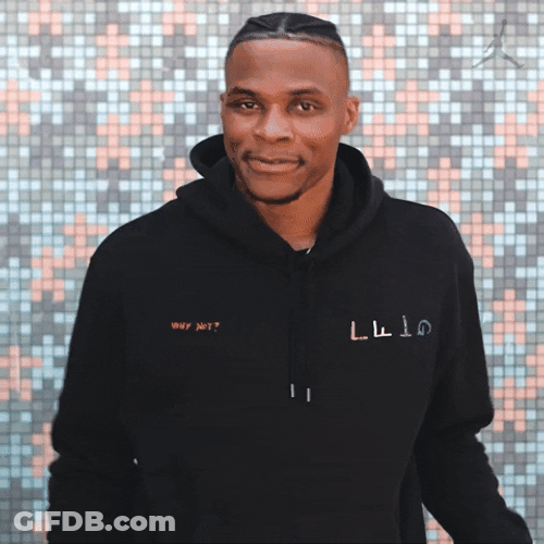 Shoulder Shrug Russell Westbrook GIF