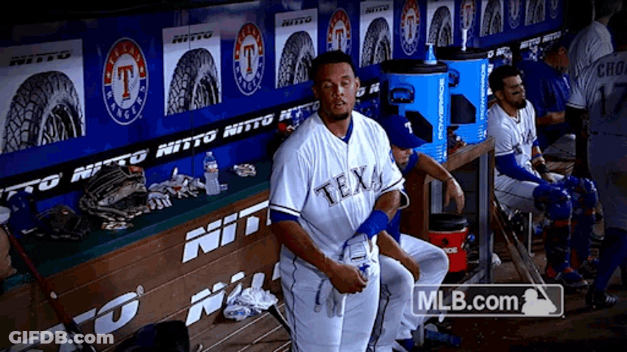 Shoulder Shrug Texas Rangers Carlos Gomez GIF