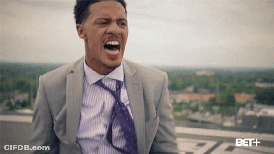 Shouting Chase Anthony Bigger Series GIF