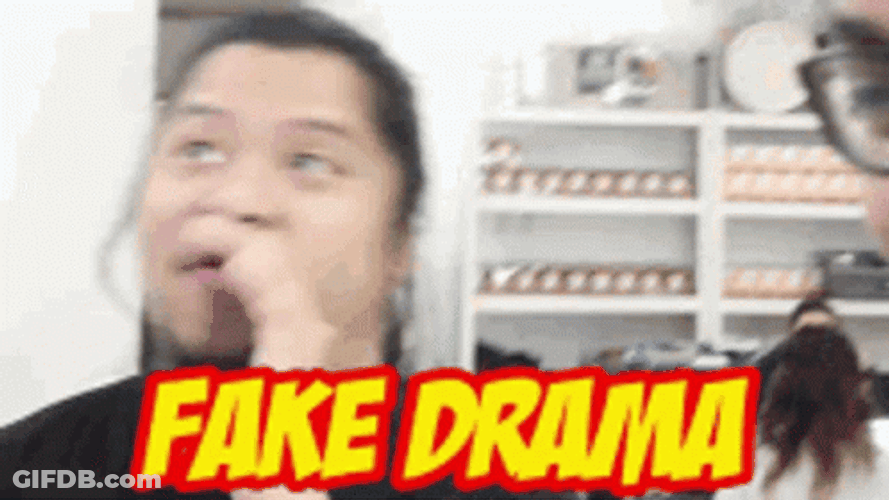 Shouting Fake Drama GIF