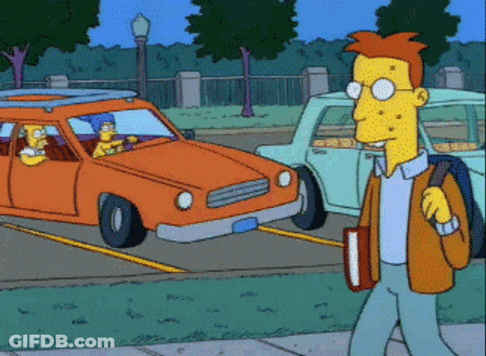 Shouting Nerd Homer Meme GIF