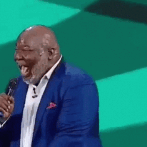 Shouting TD Jakes Potters House Church GIF