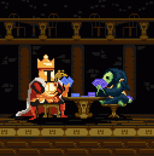 Shovel Knight Cards GIF