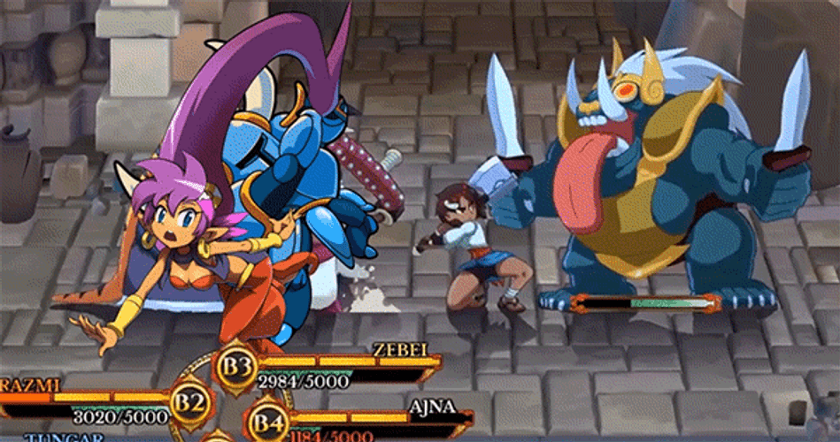 Shovel Knight Fighting GIF