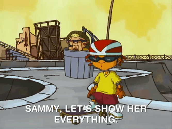 Show Her Everything Let's Start With Scabs GIF