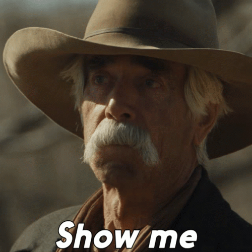 Show Me Sam Elliott GIF