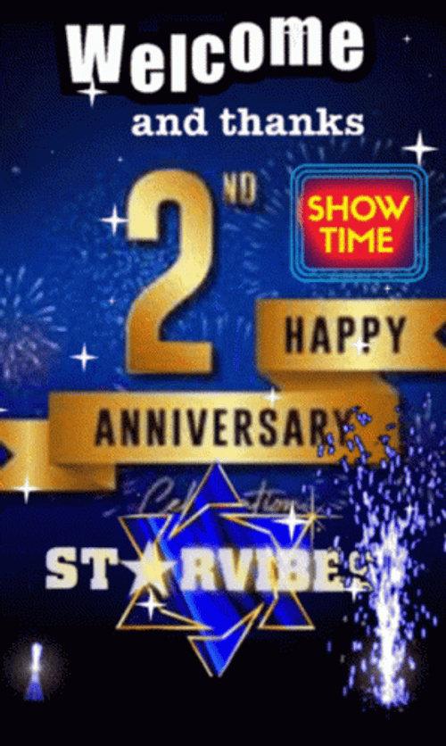 Show Time Happy 2 Year Work Anniversary GIF